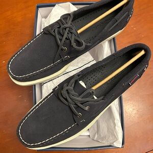 SEBEGO Men's Black Boat Shoes